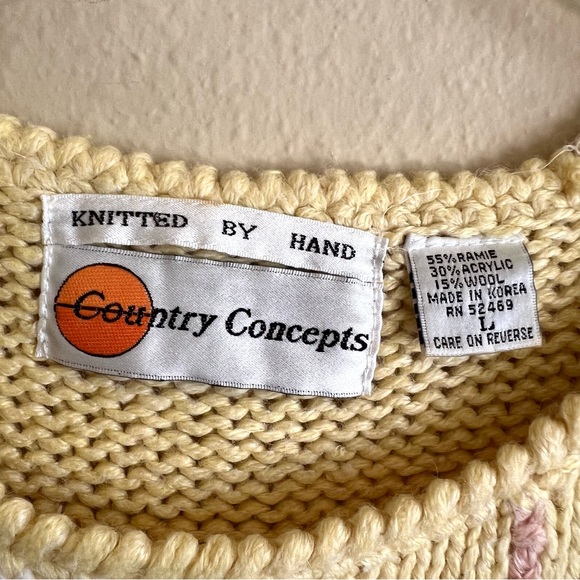 Vintage Sweater Vest/ Size L - Picture 3 of 7